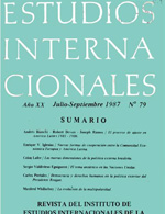 							Ver Vol. 20 Núm. 79 (1987): Julio - Septiembre
						